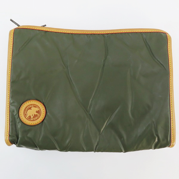 実際に弊社で買取させて頂いたHUNTING WORLD/ハンティングワールド クラッチバッグ