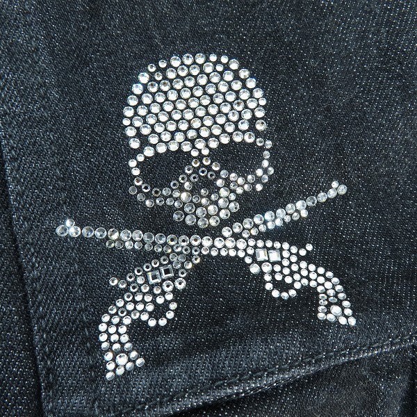 実際に弊社で買取させて頂いたmastermindjapan×roar/マスターマインドジャパン×ロアー 12SS identity期 スワロスカルカーゴデニム 12MRP-MU01/5の画像 5枚目