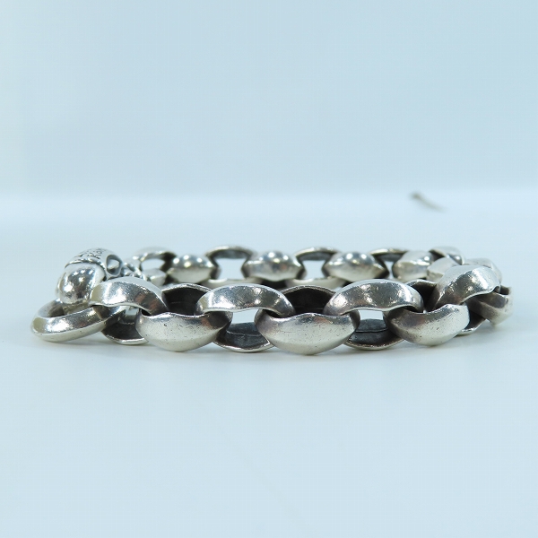 実際に弊社で買取させて頂いたLeonard Kamhout/レナードカムホート シルクリンクブレスレット 19リンクの画像 4枚目