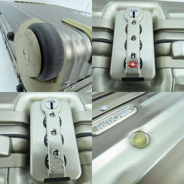 実際に弊社で買取させて頂いたRIMOWA/リモワ TOPAS TITANIUM トパーズ チタニウム 2輪 944.52の画像 8枚目