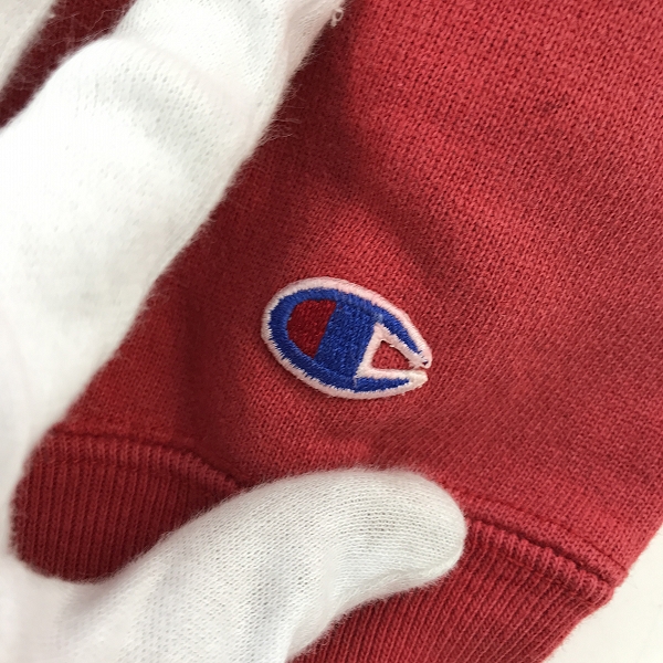 実際に弊社で買取させて頂いたChampion/チャンピオン  90s USA製 REVERSE WEAVE/リバースウィーブ　プリントスウェット/トレーナー/Mの画像 3枚目