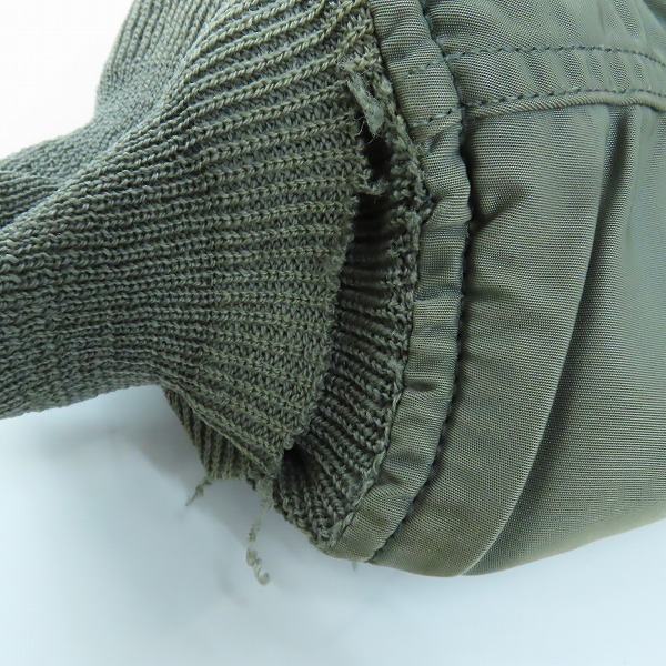 実際に弊社で買取させて頂いたALPHA INDUSTRIES/アルファインダストリーズ MA-1 1968復刻モデル フライトジャケット MIL-J-8279D/Ｍの画像 5枚目