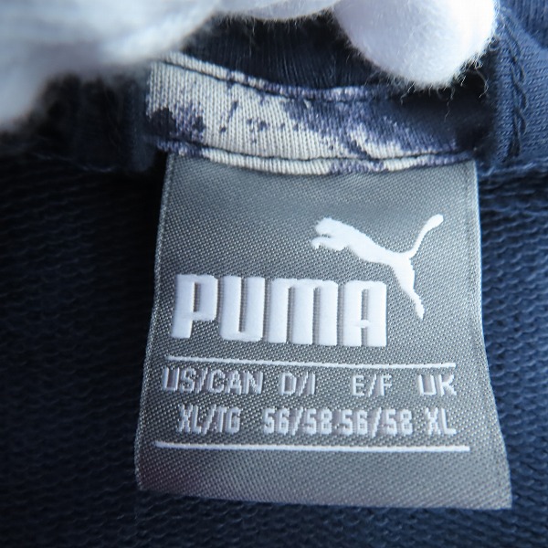 実際に弊社で買取させて頂いたPUMA/プーマ Red Bull Racing/レッドブル フルジップパーカー F1/ダークネイビー/762165-01/XLの画像 4枚目