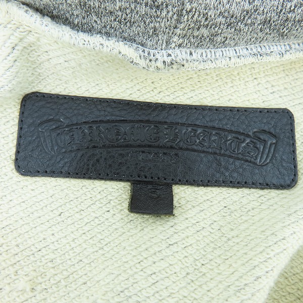 実際に弊社で買取させて頂いたCHROME HEARTS/クロムハーツ DARLIN ボロチップ ダガーZIPアップパーカー/Sの画像 2枚目