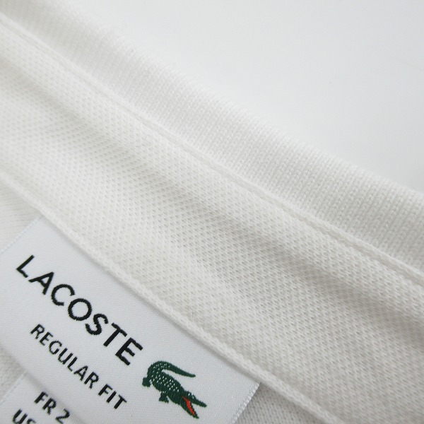 実際に弊社で買取させて頂いたLACOSTE/ラコステ ポロシャツ ホワイト PH5522L/2の画像 5枚目