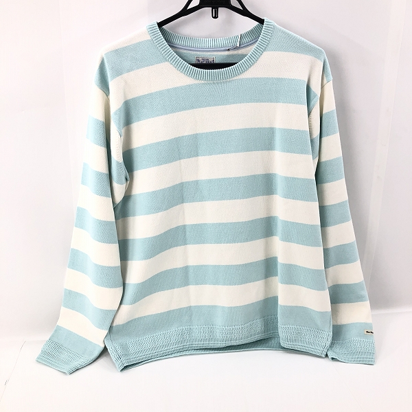 実際に弊社で買取させて頂いた【未使用】THE FLAT HEAD/フラットヘッド ボーダー ニット/セーター 42