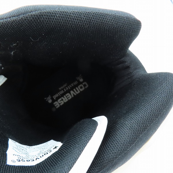 実際に弊社で買取させて頂いたCONVERSE/コンバース×mastermind JAPAN/マスターマインド ハイカット スニーカー 34200150/26.5の画像 4枚目
