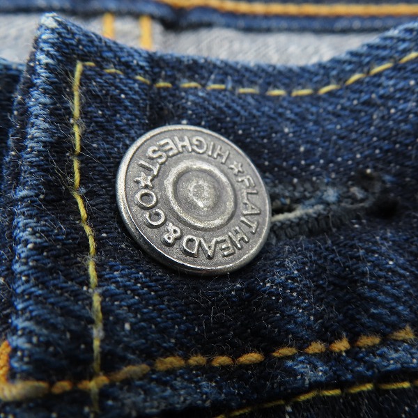 実際に弊社で買取させて頂いたTHE FLAT HEAD/フラットヘッド デニムパンツ 3007/36の画像 4枚目