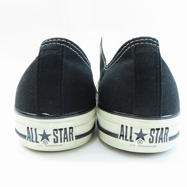 実際に弊社で買取させて頂いた【未使用】CONVERSE/コンバース ALL STAR US OX BLACK スニーカー 1SD286 /28の画像 1枚目