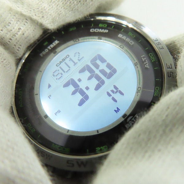 実際に弊社で買取させて頂いたCASIO/カシオ PROTREK/プロトレック Climber Line/クライマーライン 電波ソーラー 腕時計 PRW-35Y-3JFの画像 4枚目