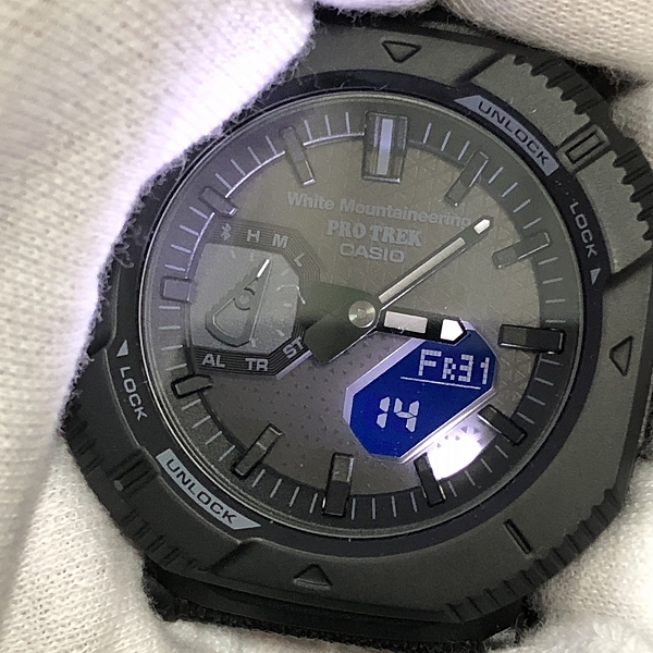 実際に弊社で買取させて頂いたCASIO/カシオ PROTREK/プロトレック  White Mountaineering コラボレーション/PRJ-B001WM-1JRの画像 4枚目