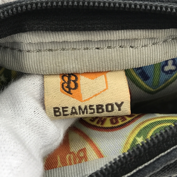 実際に弊社で買取させて頂いたPORTER×BEAMS BOY/ポーター×ビームスボーイ 裏地柄 ミニポーチの画像 5枚目