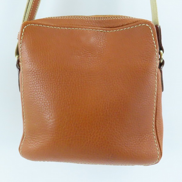 実際に弊社で買取させて頂いた土屋鞄製造所/ツチヤカバン Tone OILNUME/トーンオイルヌメ ジップトップショルダーバッグ/キャメルの画像 1枚目