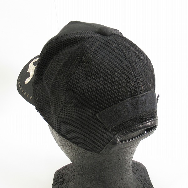 実際に弊社で買取させて頂いたRoen×LION HEART/ロエン×ライオンハート ドクロ ラインストーン メッシュキャップ Fの画像 2枚目