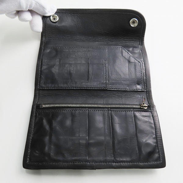 実際に弊社で買取させて頂いた【ギャラ付き】TRAVIS WALKER/トラヴィスワーカー 3つ折り レザーウォレット/財布の画像 3枚目