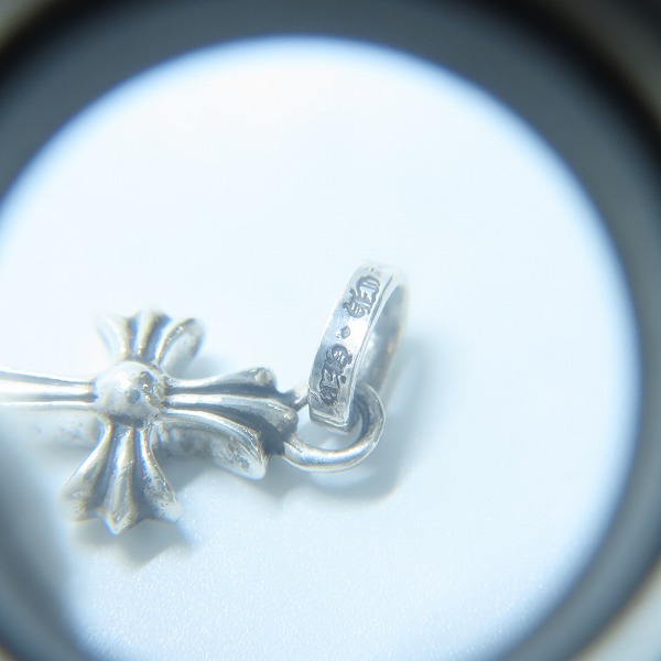 実際に弊社で買取させて頂いたCHROME HEARTS/クロムハーツ ベビーファットチャーム w/サファイヤパヴェの画像 4枚目