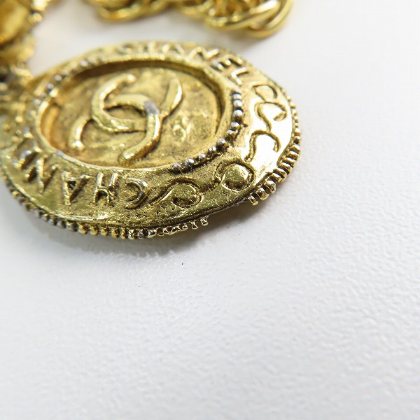 実際に弊社で買取させて頂いたCHANEL/シャネル ヴィンテージ ココマーク  チェーン ベルトの画像 8枚目