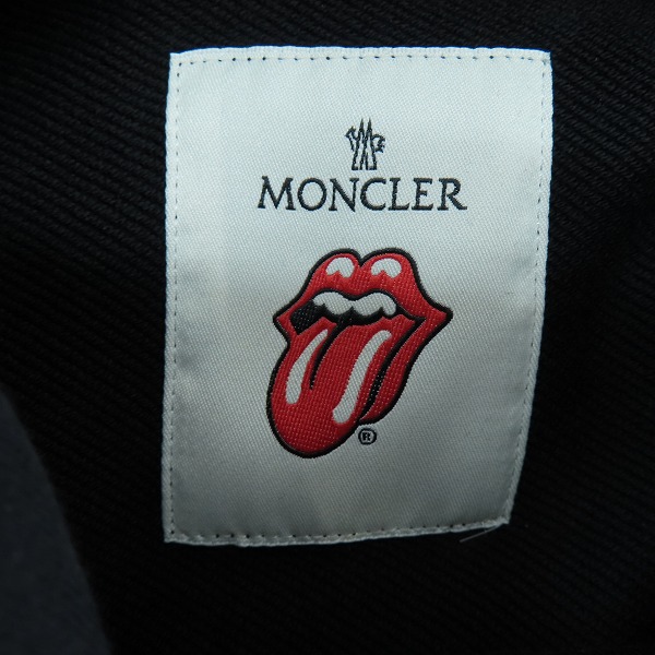 実際に弊社で買取させて頂いたMONCLER×THE ROLLING STONES/モンクレール×ローリング ストーンズ ジップアップ パーカー Sの画像 2枚目