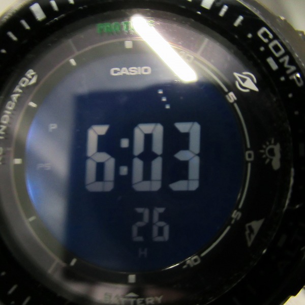 実際に弊社で買取させて頂いたCASIO/カシオ PROTREK/プロトレック タフソーラー PRW-3000-1Aの画像 4枚目