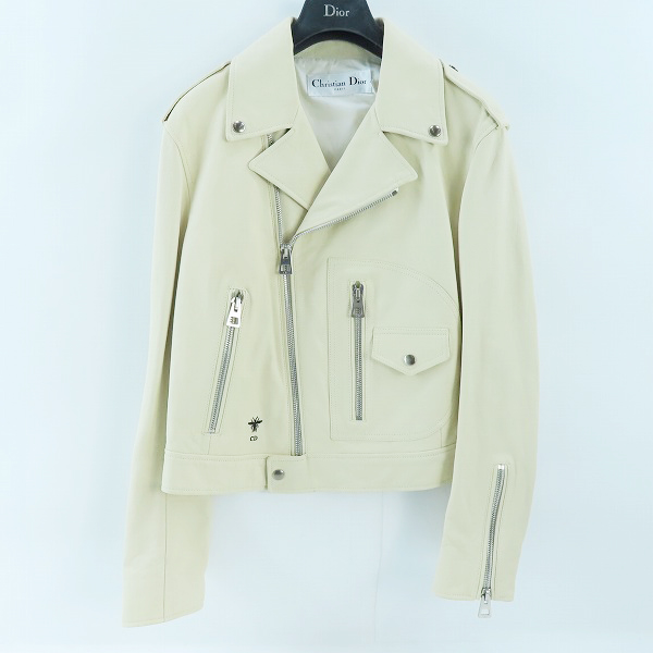 実際に弊社で買取させて頂いたChristian Dior/クリスチャンディオール Goat Leather Biker Jacket バイカージャケット 055V02WL201/F38