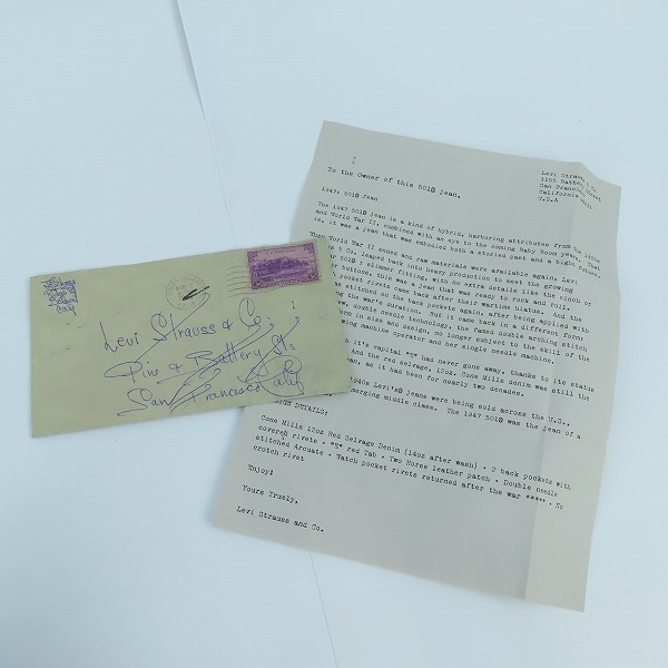 実際に弊社で買取させて頂いた【未使用】Levi's/リーバイス 1947モデル 復刻 501XX 片面タブ デニムパンツ 47501-0117 W28L34の画像 9枚目