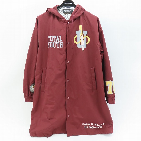実際に弊社で買取させて頂いたUNDERCOVER/アンダーカバー 18AW JUN TAKAHASHI/ジュンタカハシ フーデットロングコーチジャケット UCV7301 2