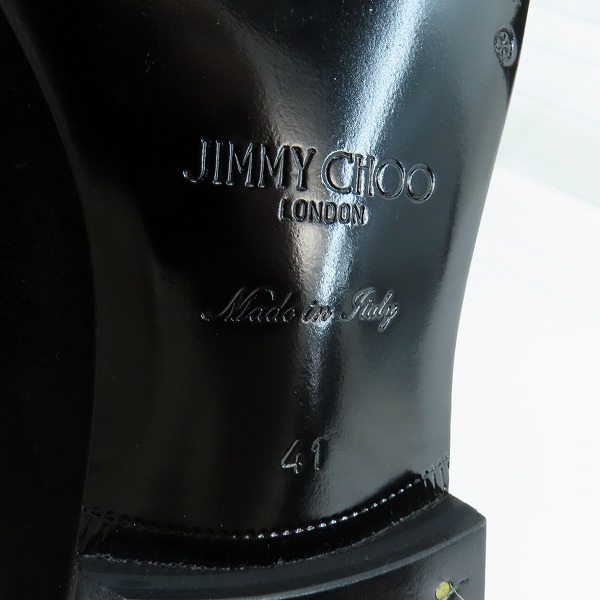 実際に弊社で買取させて頂いたJIMMY CHOO/ジミーチュウ 星スタッズ付き スリッポン レザー 41の画像 5枚目