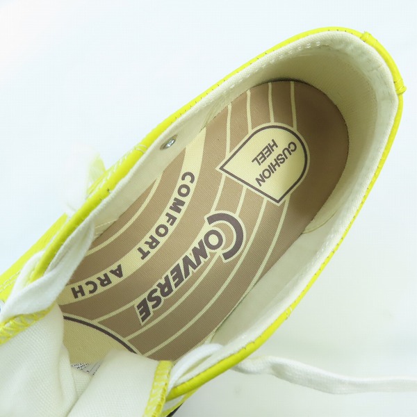 実際に弊社で買取させて頂いたCONVERSE/コンバース ADDICT/アディクト CHUCK TAYLOR LEATHER OX 1AD987/27.5の画像 4枚目