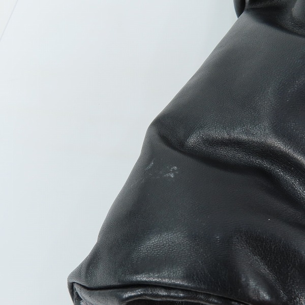 実際に弊社で買取させて頂いたKAZUYUKI KUMAGAI ATTACHMENT/カズユキクマガイ アタッチメント ラムレザー ダウンジャケット/3の画像 8枚目