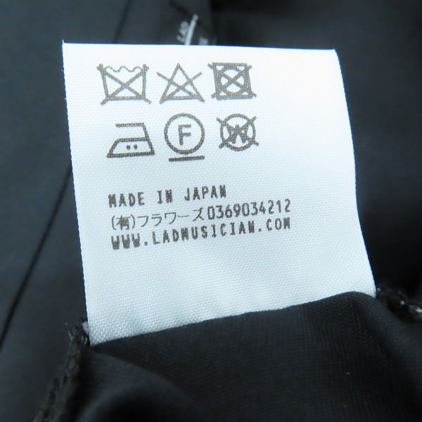 実際に弊社で買取させて頂いたLAD MUSICIAN/ラッドミュージシャン フラワー ジャケット/パンツ セットアップ 2121-319/2121-560/46の画像 4枚目