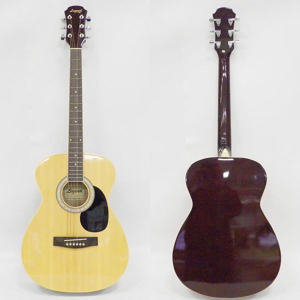 実際に弊社で買取させて頂いた ★Legend by Aria/レジェンド FG-15 N アコースティックギター/アコギ ソフトケース付 の画像 1枚目