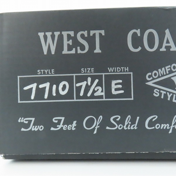 実際に弊社で買取させて頂いたWESCO/ウエスコ エンジニアブーツ 7710/7.5の画像 9枚目