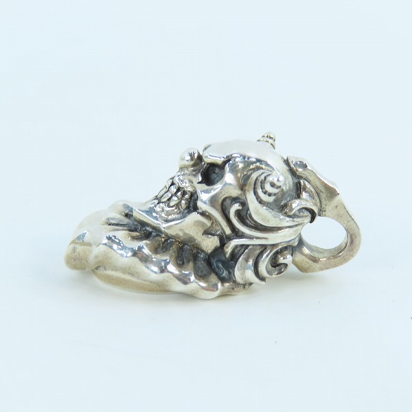 実際に弊社で買取させて頂いたFAL/エフエーエル スウィル 2nd model ピエロ スカル ペンダントトップの画像 3枚目