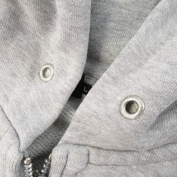 実際に弊社で買取させて頂いたHYSTERIC GLAMOUR/ヒステリックグラマー ヒスガール プリント ジップアップパーカー グレー 0204CF06/Lの画像 8枚目