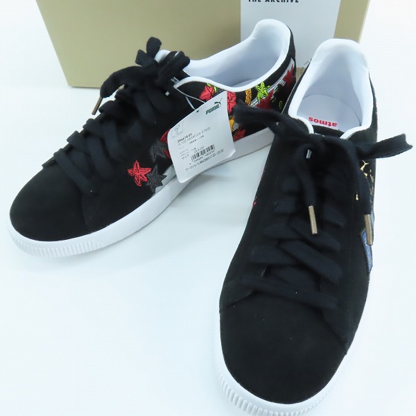 実際に弊社で買取させて頂いた【未使用】atmos×Shido Akama×PUMA/アトモス×赤間紫動×プーマ クライド ハナフダ 394415-01/28.5