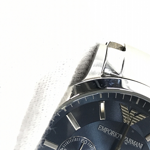 実際に弊社で買取させて頂いたEMPORIO ARMANI/エンポリオアルマーニ クロノグラフ デイト クォーツ 腕時計 AR2448【動作未確認】の画像 7枚目