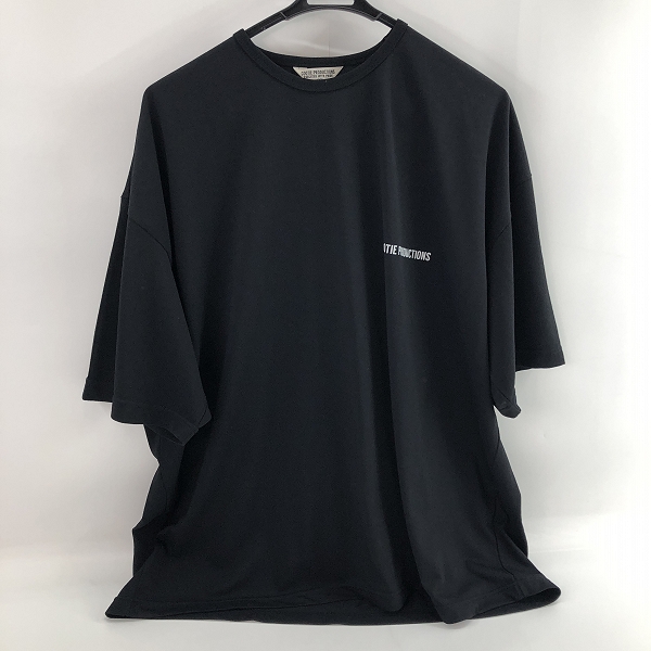 実際に弊社で買取させて頂いたCOOTIE PRODUCTIONS/クーティープロダクションズ ワンポイントロゴ/オーバーサイズ/ 半袖Tシャツ ブラック/L 