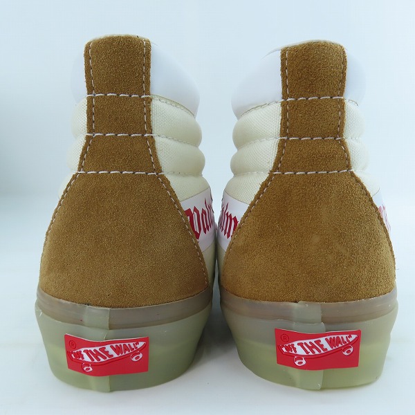 実際に弊社で買取させて頂いたPalm Angels×VANS/パームエンジェルス×バンズ Vault Sk-8 Hi LX/ボルト スケートハイ VN0A3MV777W/26.5の画像 1枚目