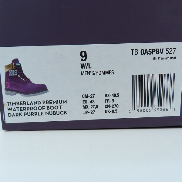 実際に弊社で買取させて頂いたTimberland/ティンバーランド 6 IN PREMIUM BOOT HTD 6インチ プレミアム ブーツ 9Wの画像 9枚目