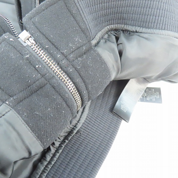 実際に弊社で買取させて頂いた【JPタグ】COACH/コーチ 袖レザー切り替え ジャケット F85830/Mの画像 8枚目