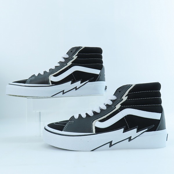 実際に弊社で買取させて頂いた【未使用】VANS×mastermind JAPAN/バンズ×マスターマインド SK8-HI BOLT VLT LX スニーカー VN0007PSBLK/26.5の画像 3枚目