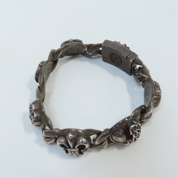 実際に弊社で買取させて頂いた【インボイス原本】CHROME HEARTS/クロムハーツ マルチリンクブレスレットの画像 5枚目