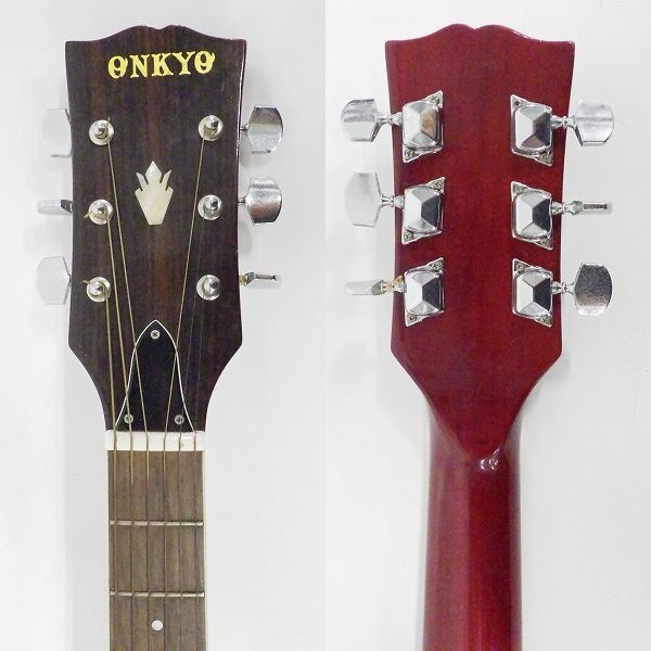 実際に弊社で買取させて頂いた★ONKYO/オンキョー W180H アコースティックギター/アコギ ハミングバードType ハードケース付の画像 2枚目