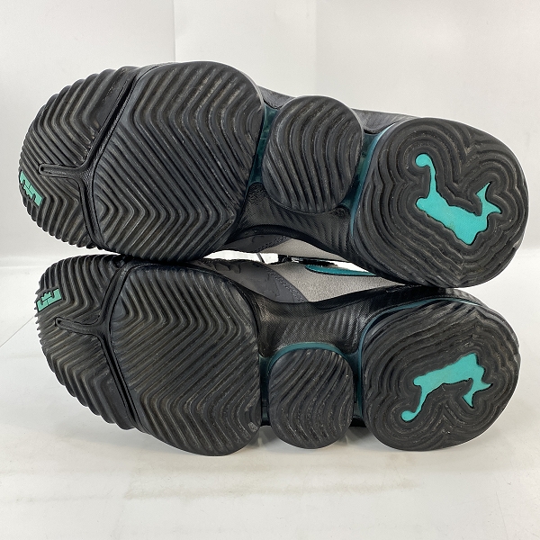 実際に弊社で買取させて頂いたATMOS×NIKE/アトモス×ナイキ LEBRON XVI LOW AC Clear Jade レブロン16 クリアジェイド CD9471-003/26の画像 2枚目