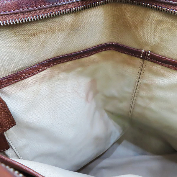 実際に弊社で買取させて頂いた土屋鞄製造所/ツチヤカバン 2019年限定カラー Armas/アルマス バッファロー 2way トールトート/バーボンブラウンの画像 5枚目