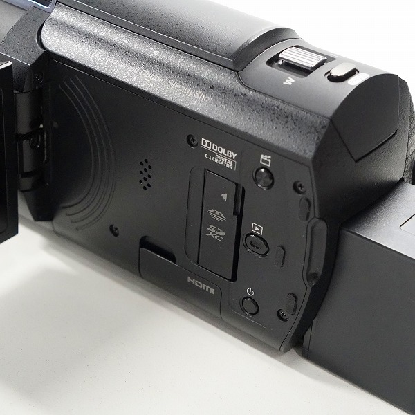 実際に弊社で買取させて頂いたSONY/ソニー FDR-AX45 HANDYCAM ハンディカム デジタル4Kビデオカメラレコーダー 動作確認済みの画像 4枚目