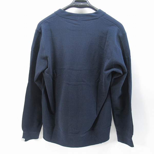 実際に弊社で買取させて頂いた【未使用】LOOPWHEELER × BEAMS/ループウィラー×ビームス 別注 吊裏毛 ルーズフィット カーディガン ネイビー Mの画像 1枚目
