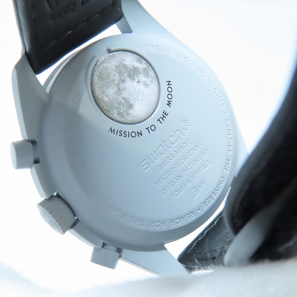 実際に弊社で買取させて頂いたOMEGA×Swatch/オメガ×スウォッチ MoonSwatch Mission to the Moon/腕時計 SO33M100の画像 3枚目