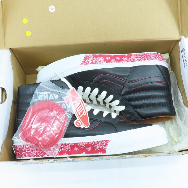 実際に弊社で買取させて頂いた【未使用】VANS/バンズ SK8 HI REISSUE VLT LX BANDANA/バンダナ VN0A4BVHIZQ/26.5の画像 8枚目