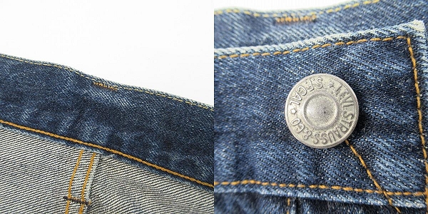 実際に弊社で買取させて頂いたLEVI'S/リーバイス 501XX 刻印555 バレンシア工場製 ビッグE デニムパンツ 紙パッチ 501-0003/W33 L36の画像 8枚目